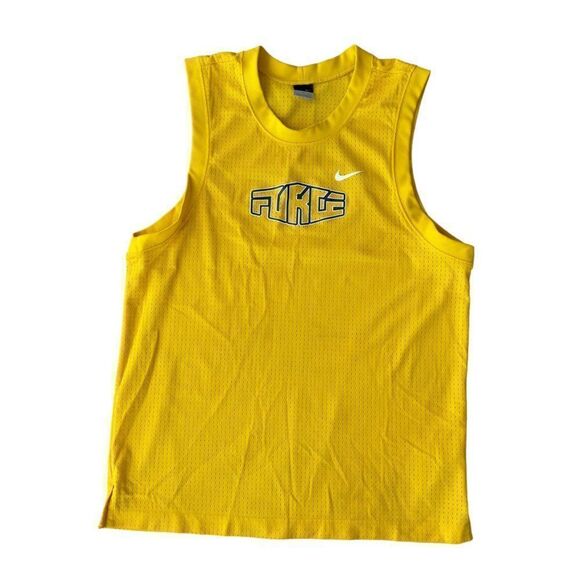 Nike Vintage Force Workout Jersey Yellow / Black Men's Large (L) - Picture 1 of 7